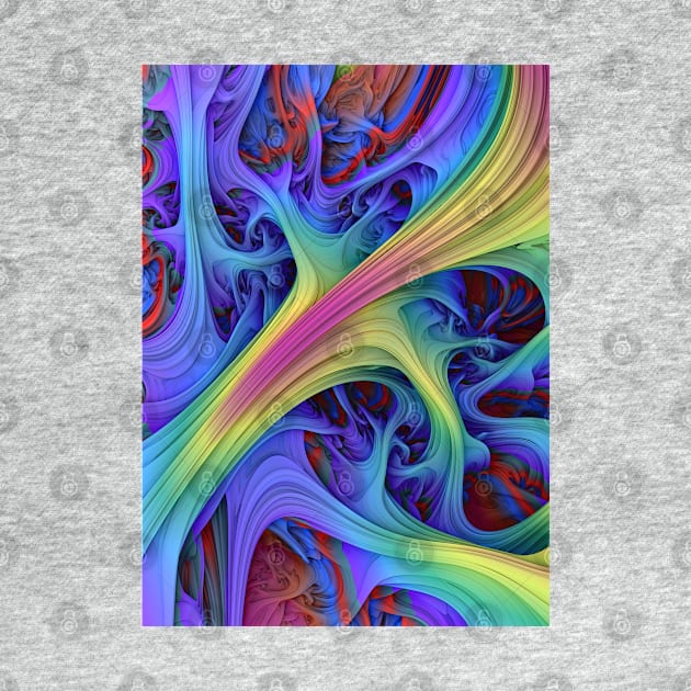 Tundara IV. Psychedelic Purple Abstract Art by love-fi